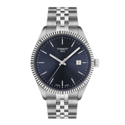 Tissot Ballade 40mm T156.410.11.041.00 - bracciale e cassa acciaio - quadrante raggi di sole blu con datario